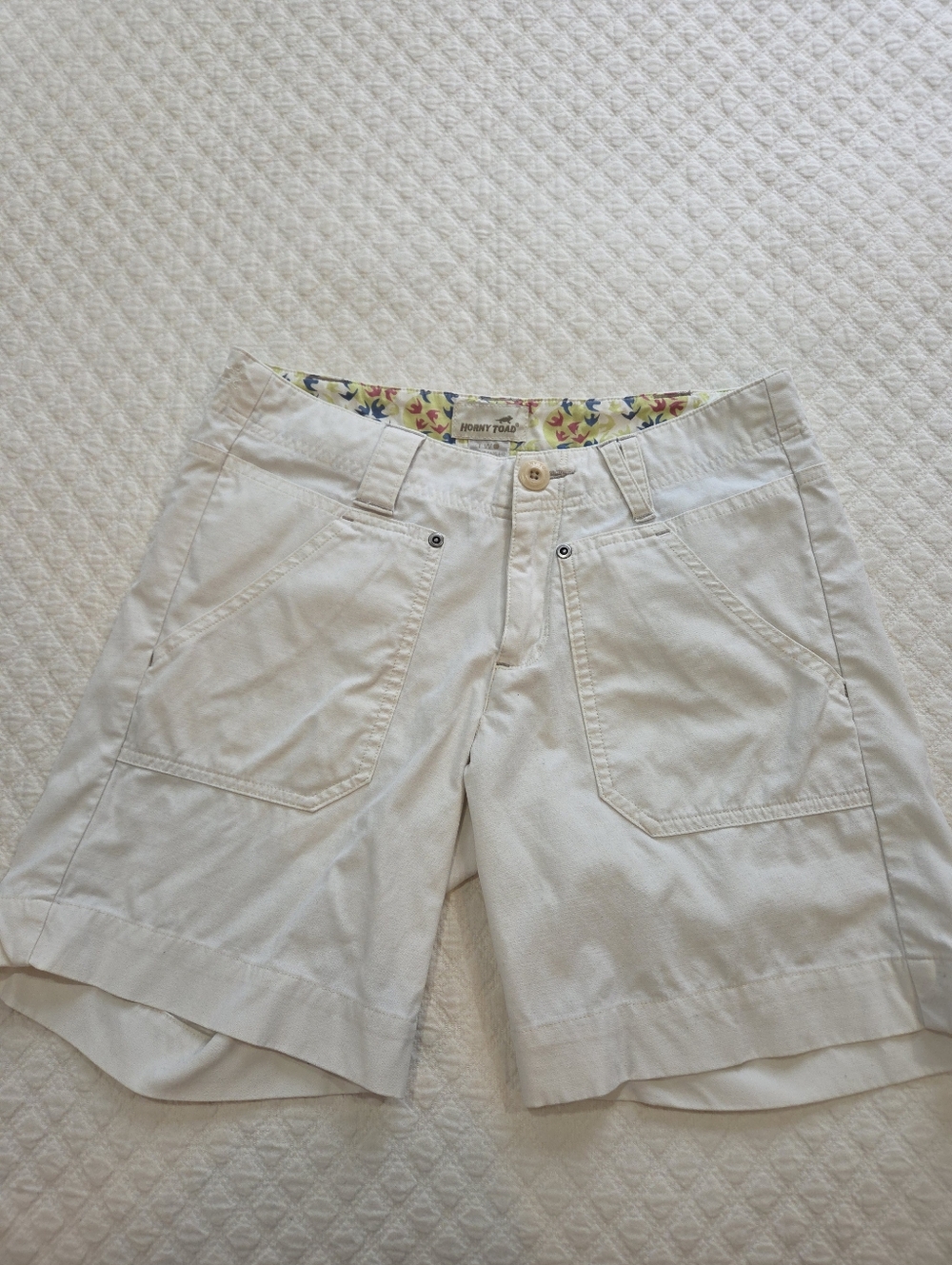 Horny Toad Light Khaki 7" Shorts Women's  Size 30 Waist